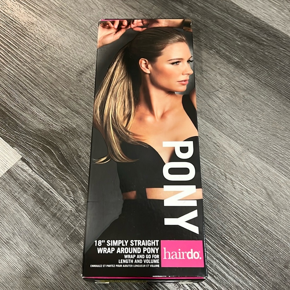 18” dark copper hair to wrap around your ponytail.